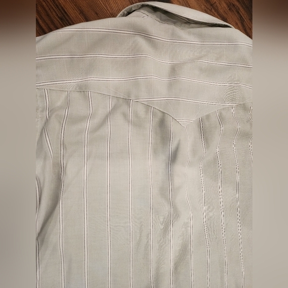 Vtg 90s Wrangler Cowboy Cut Longsleeve Button Up Shirt - Picture 7 of 11